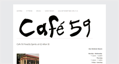 Desktop Screenshot of cafe59.com